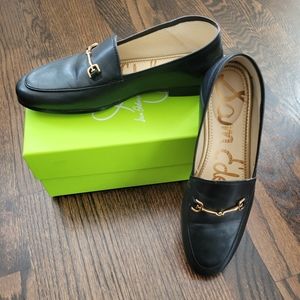 EUC Sam Edelman 6.5 Loraine Bit Loafer Black Leather